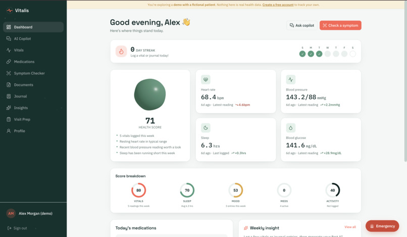 Vitalis – screenshot 1