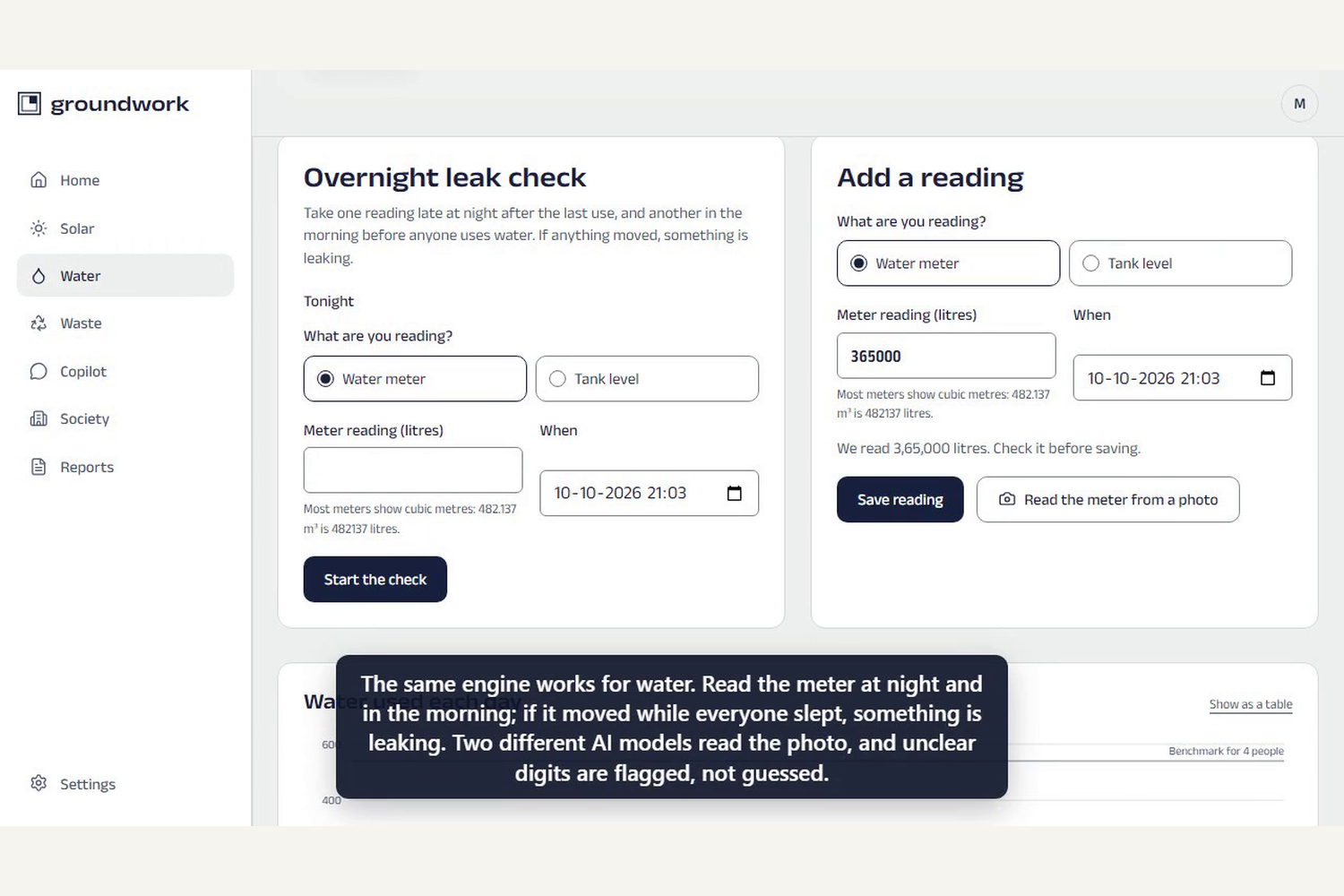 Groundwork: snap your bill, see if solar pays | Devpost