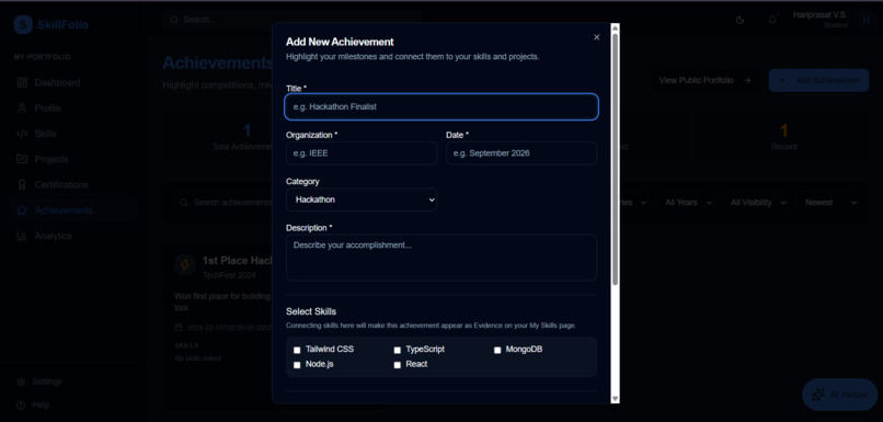 SkillFolio: AI Career Assistant – screenshot 1