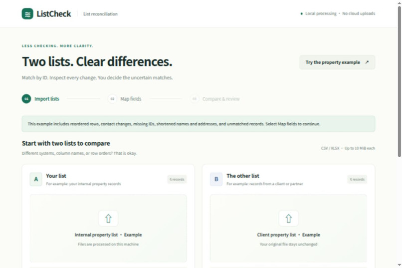 ListCheck – screenshot 1
