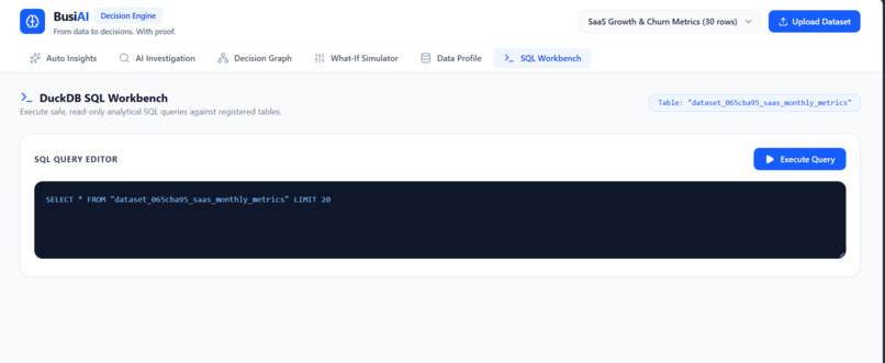 BusiAI – screenshot 1