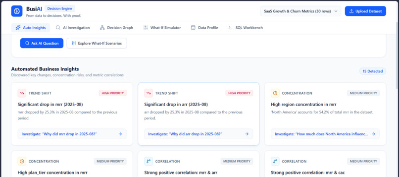 BusiAI – screenshot 2