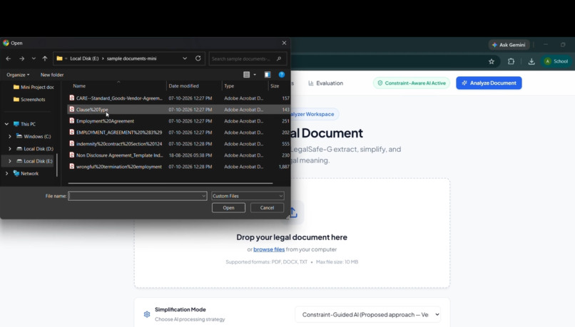 LEGALSAFE-G – screenshot 4