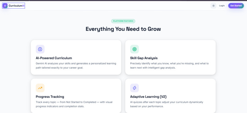 AI-dynamic-curriculum-recommendation-Engine – screenshot 2