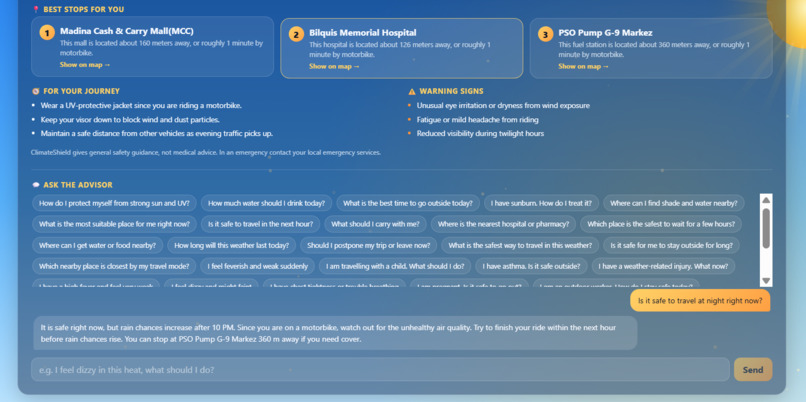 ClimateShield: AI Weather Relief Finder – screenshot 5