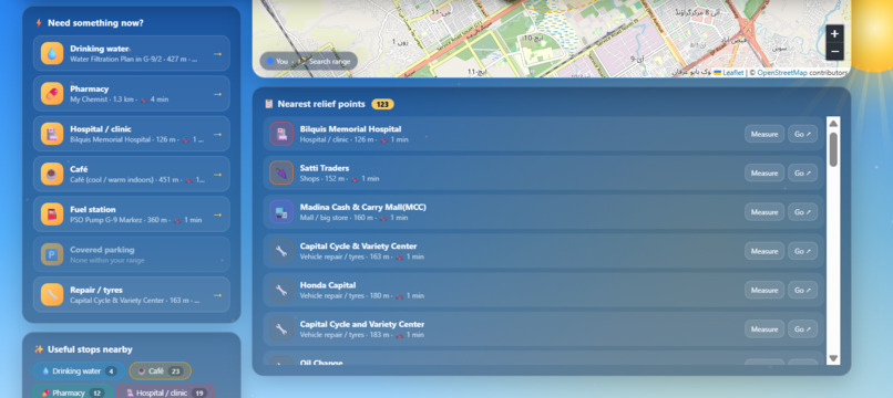 ClimateShield: AI Weather Relief Finder – screenshot 8