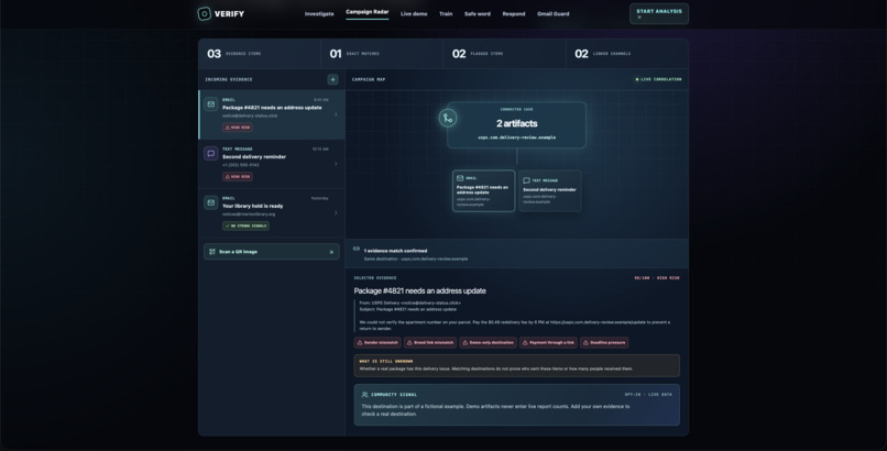 Verify – screenshot 3