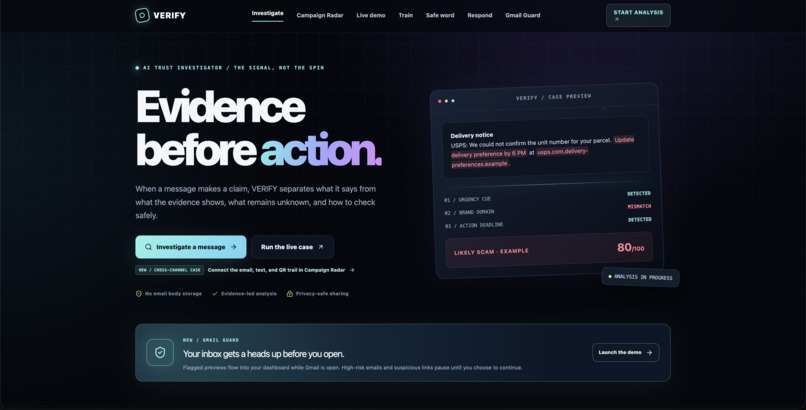 Verify – screenshot 4