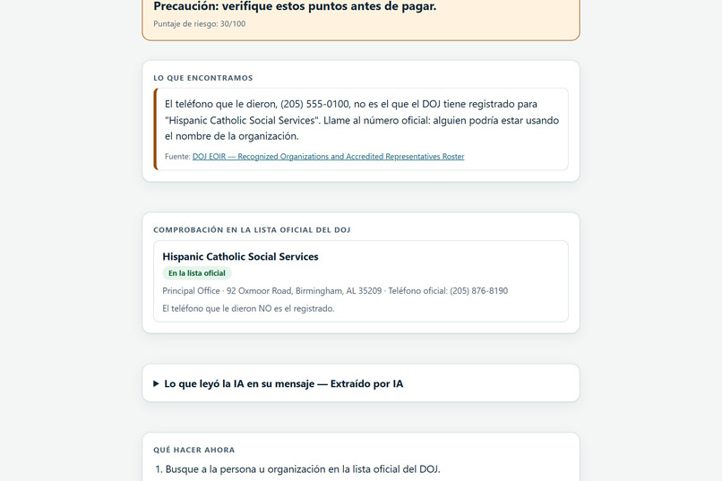 Verifica – screenshot 3