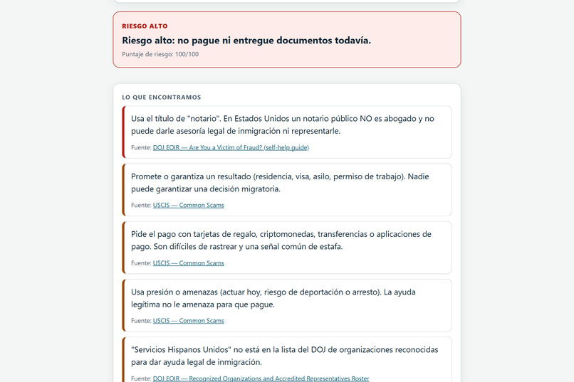 Verifica – screenshot 4