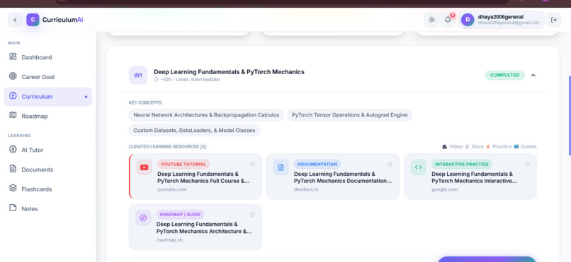AI-dynamic-curriculum-recommendation-Engine – screenshot 9