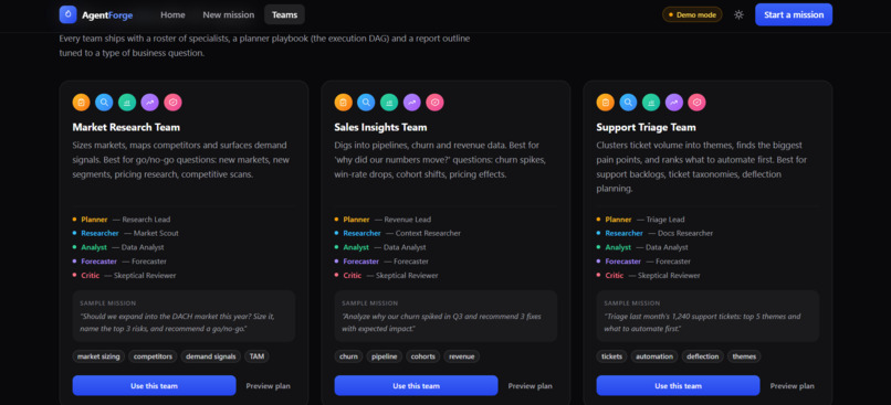 AgentForge – screenshot 3