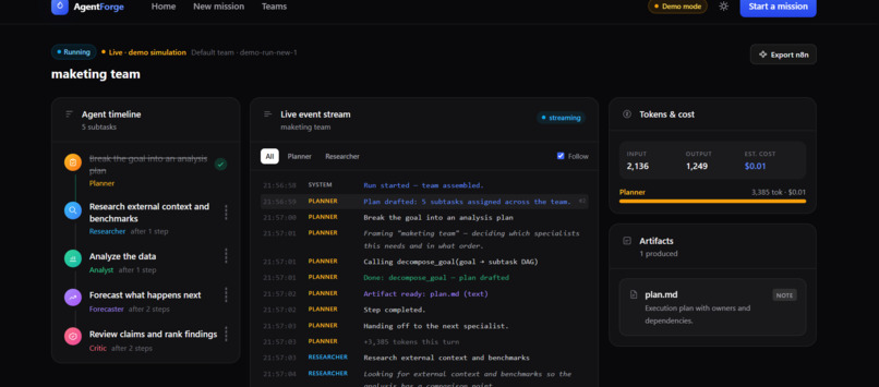 AgentForge – screenshot 4