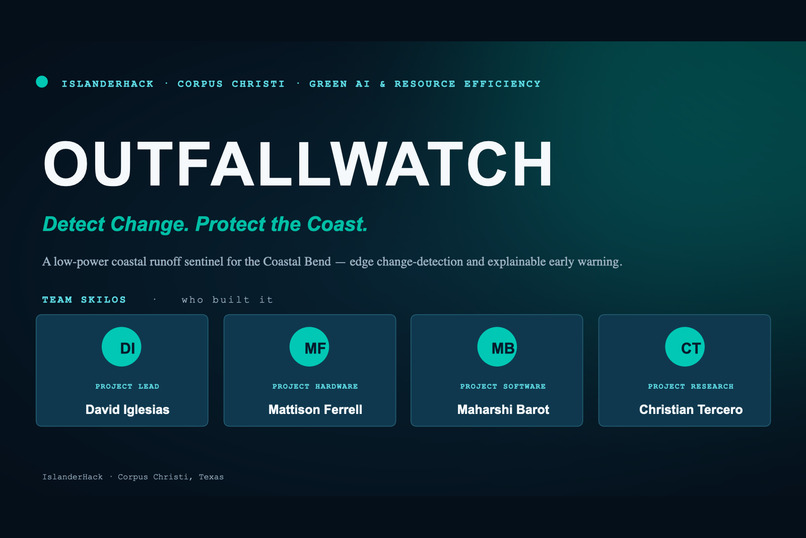 OutfallWatch – screenshot 1
