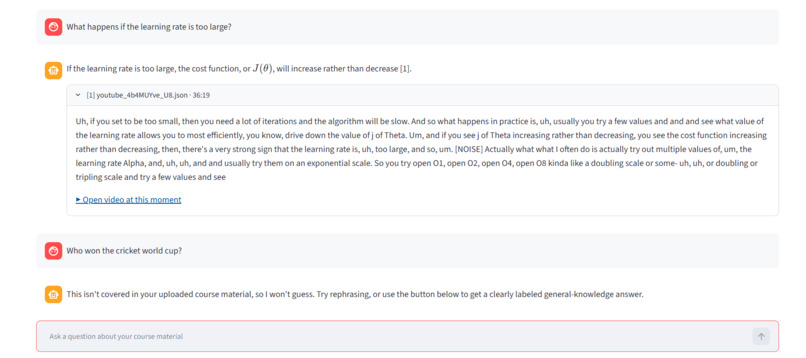 Study Companion: A Source-Cited AI Tutor – screenshot 6
