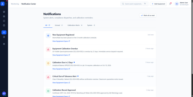 Automated Lab Calibration Project – screenshot 2