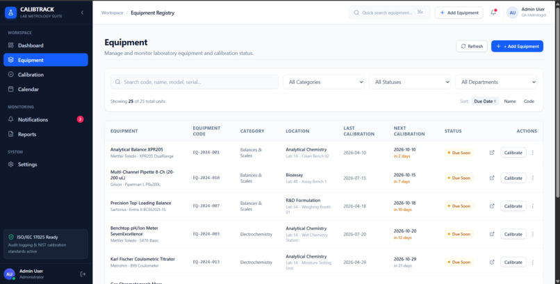 Automated Lab Calibration Project – screenshot 12