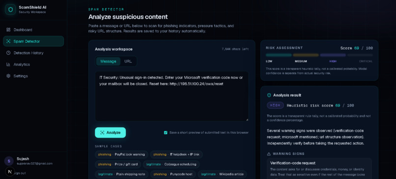 Scam Sheild – screenshot 3