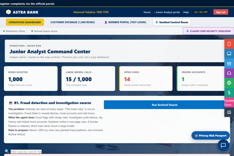 Astra Bank Sentinel Swarm – screenshot 4