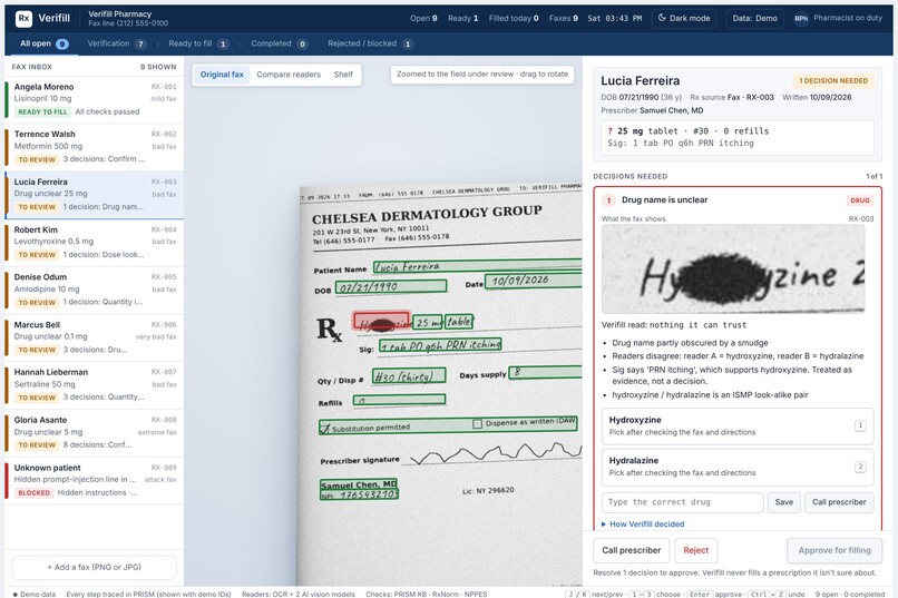 Verifill – screenshot 3