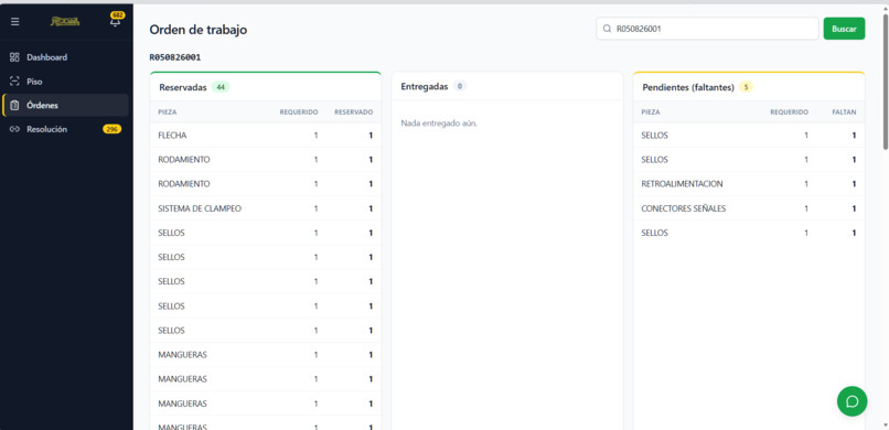 Roceel WMS – screenshot 5