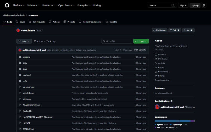 VoxTrace – screenshot 2