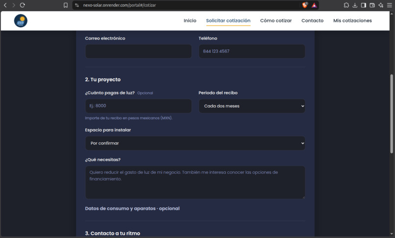 Nexo Solar – screenshot 3