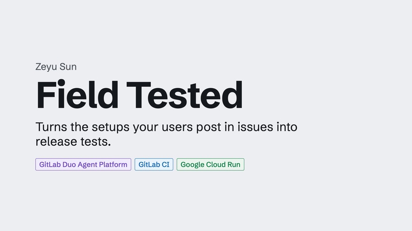 Field Tested – screenshot 1