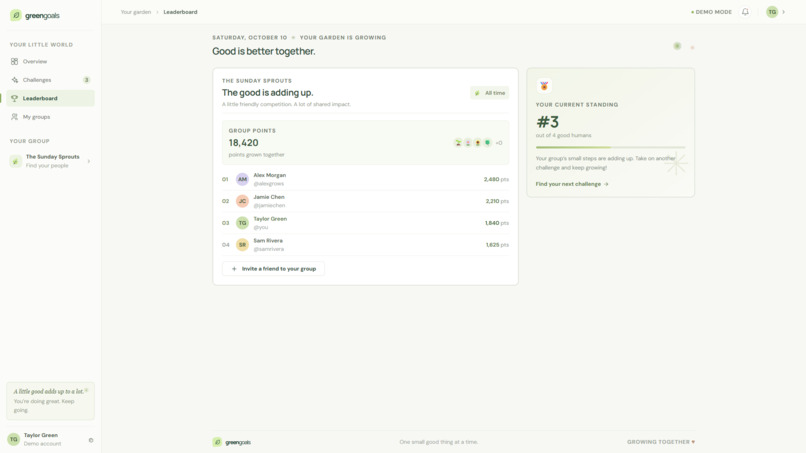 GreenGoals – screenshot 3