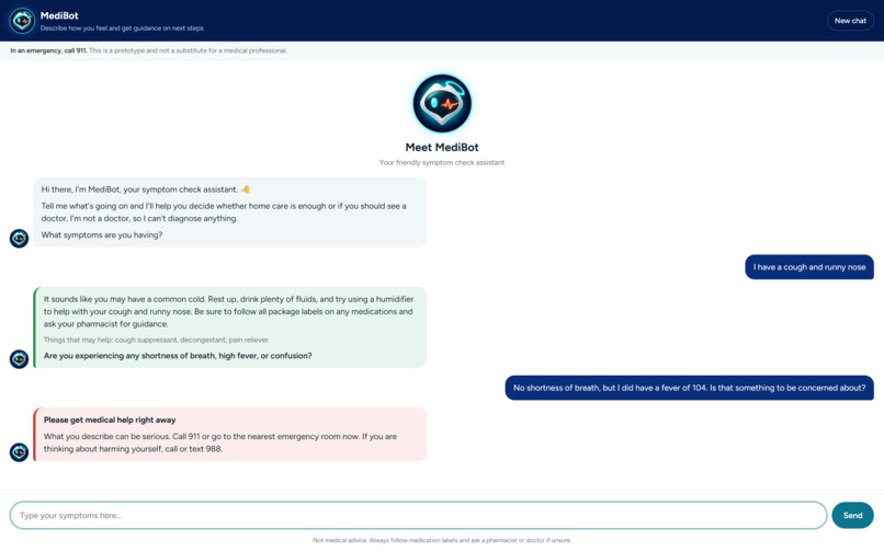 MediBot – screenshot 3