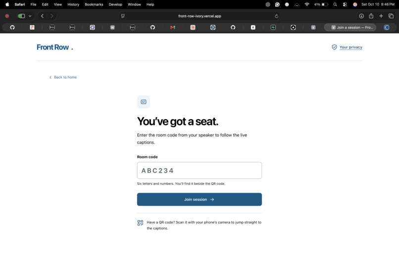 Front Row – screenshot 2