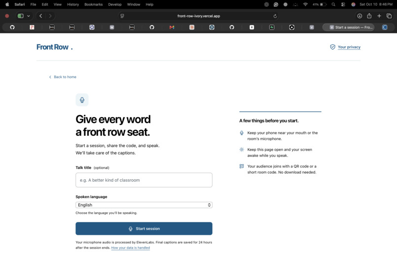 Front Row – screenshot 3