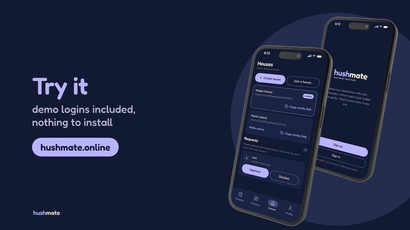 HushMate – screenshot 6