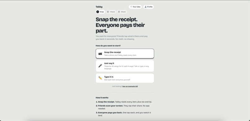 Tabby – screenshot 1