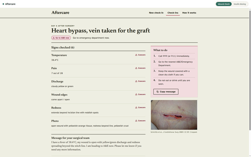 Aftercare – screenshot 2