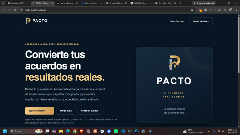 PACTO — AI-Powered Agreements – screenshot 1