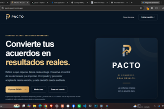 PACTO — AI-Powered Agreements