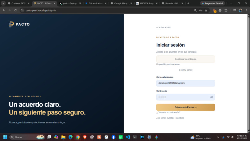 PACTO — AI-Powered Agreements – screenshot 2