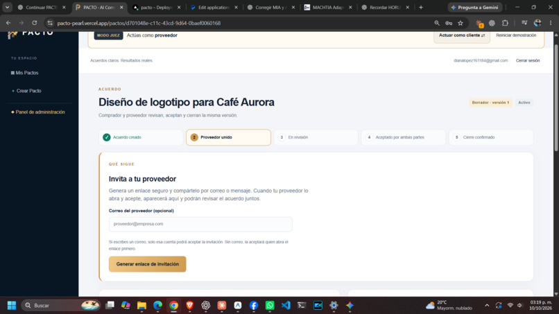 PACTO — AI-Powered Agreements – screenshot 5