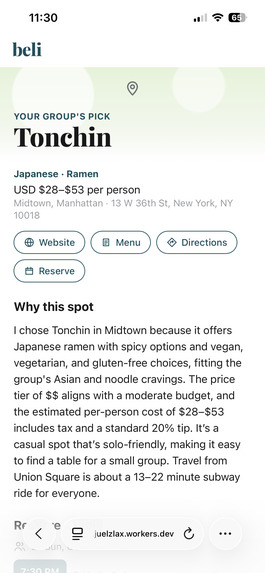 Group Taste Match – screenshot 4