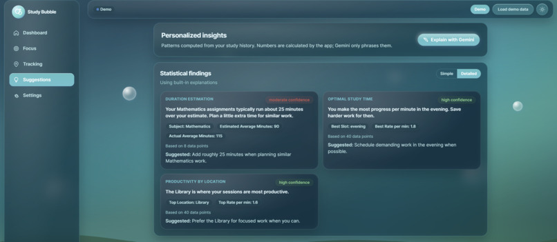 Study Bubble: Gemini and Machine-Learning Study Tool – screenshot 6