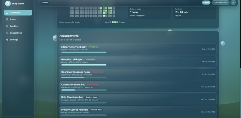 Study Bubble: Gemini and Machine-Learning Study Tool – screenshot 7