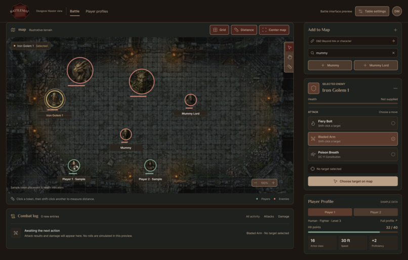 BattleMat – screenshot 1
