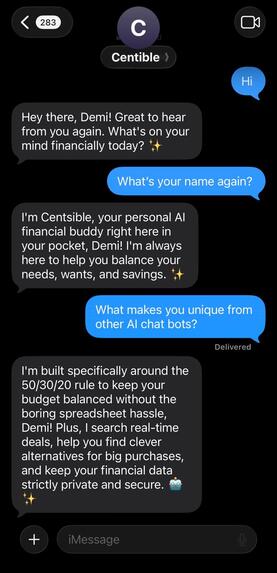 Centsible – screenshot 1