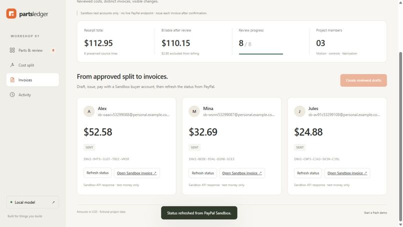 Parts Ledger – screenshot 3