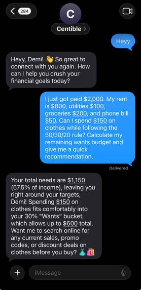 Centsible – screenshot 2
