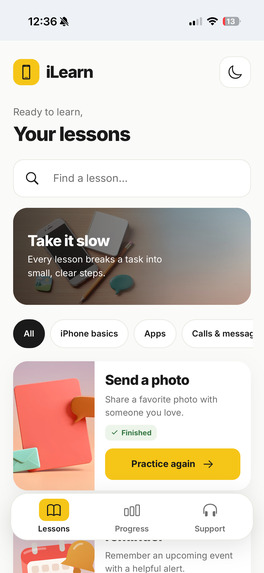 iLearn – screenshot 2