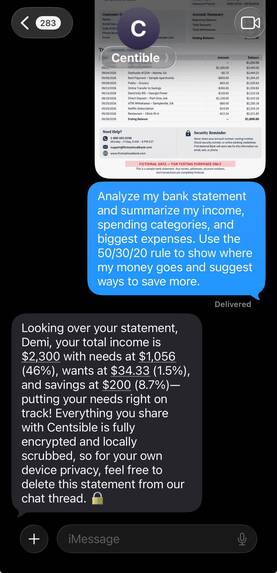 Centsible – screenshot 1