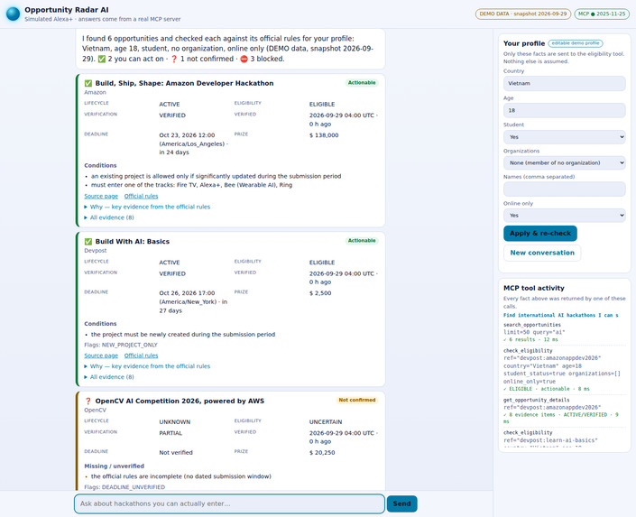 Opportunity Radar AI – screenshot 1