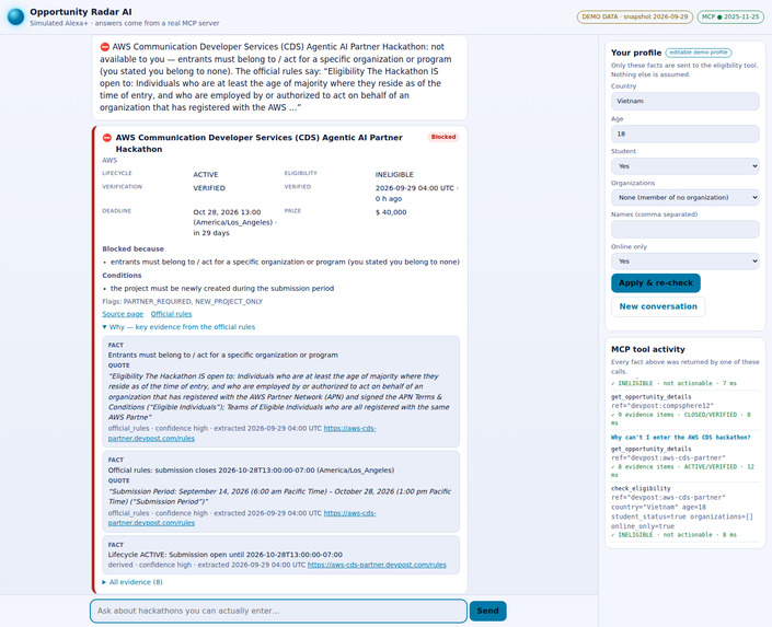 Opportunity Radar AI – screenshot 2